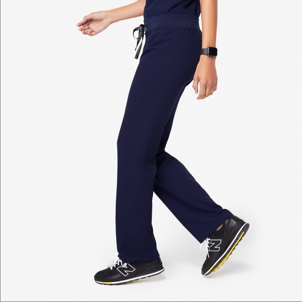 FIGS Livingston pant in Navy, Large Tall